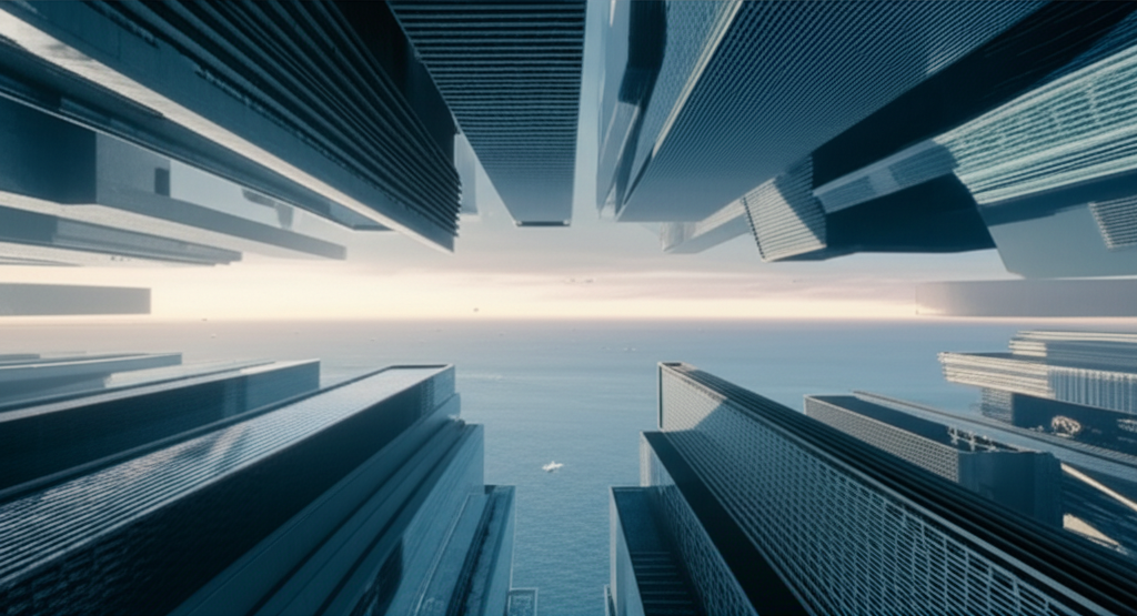 Cinematic still from Inception