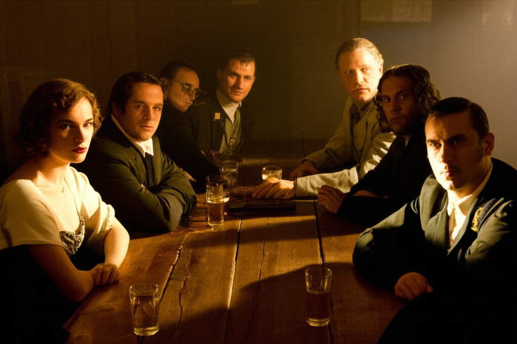 Cinematic still from Inglourious Basterds